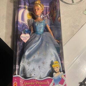 Disney Cinderella Sparkle Princess Doll - Light Blue & Gold Accents